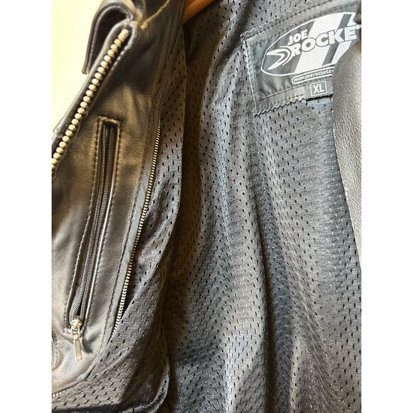 Joe Rocket Women’s Leather Motorcycle Jacket – Size XL – Heavy Duty Cruiser - Picture 7 of 14